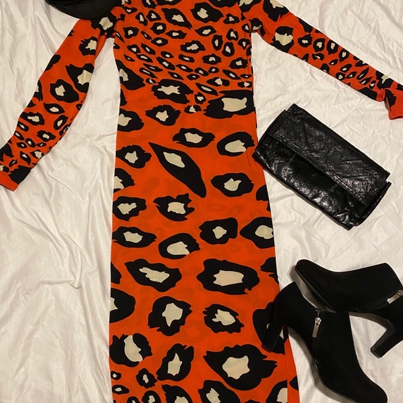 Animal Print Dress - Picture 2 of 6